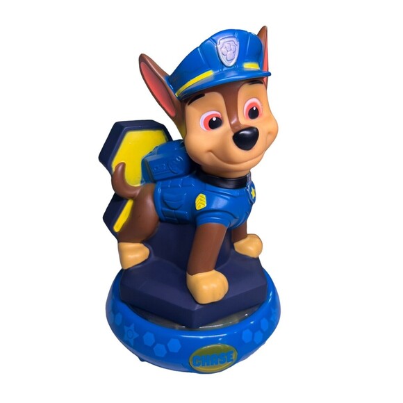 Paw Patrol Chase Bedside Table Night Light Nickelodeon - Picture 5 of 8